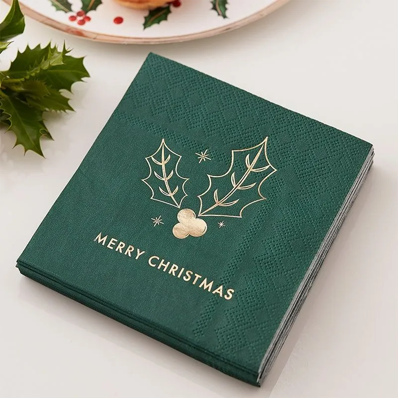 Cocktail Servietten Weihnachten (16 Stück)