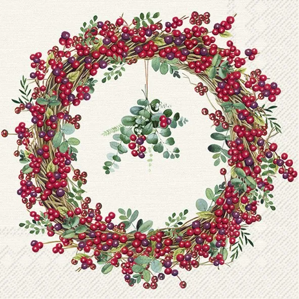 Cocktail-Serv. 'Berry Wreath'