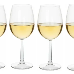 Cookinglife Weiße Weingläser Milena 430 ml - 4 Stück