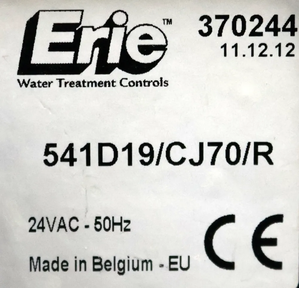 ERIE Zeitgesteuertes Enthärtungsventil mit mechanischem Timer 541D19/CJ70/R