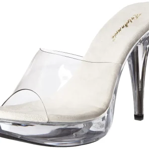 Fabulicious Damen COCKTAIL-501 Offene Sandalen, Transparent (CLR/CLR)
