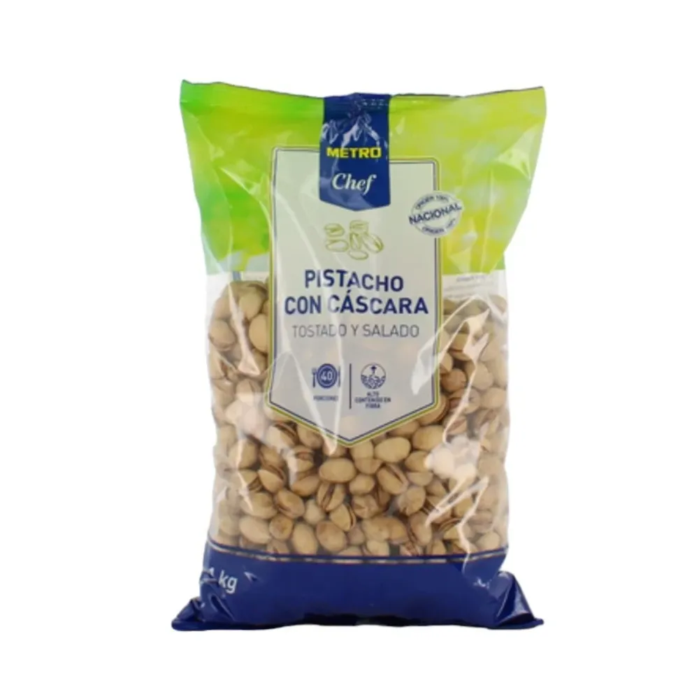 Geröstete Pistazien + Salz - 1kg - Metro Chef