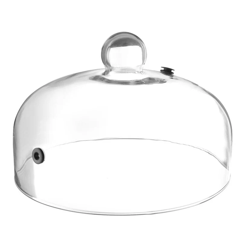 Glaskuppel mit Belüftung, HENDI, Cocktail-Glosche, ⌀150x(H)280mm