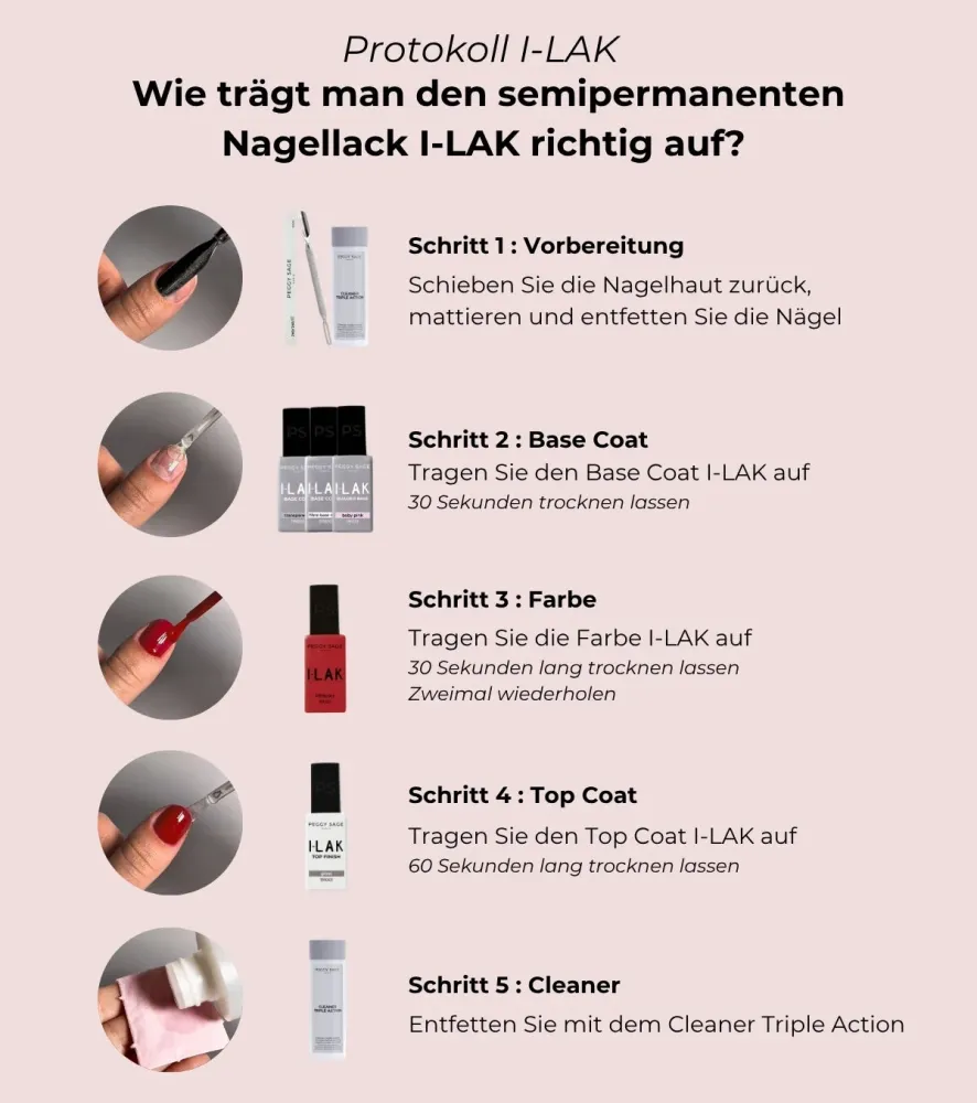 I-LAK - Ohne TPO Semi-permanenter I-LAK-Nagellack 11 ml - mojito cocktail