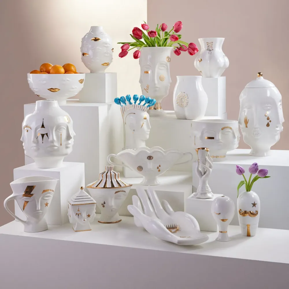 Jonathan Adler Salz- und Pfefferstreuer Gilded Mr. & Mrs. Muse