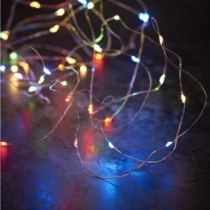 LIGHT CHAIN W/40MINI LED W/TIMER W/BATTERY BOX