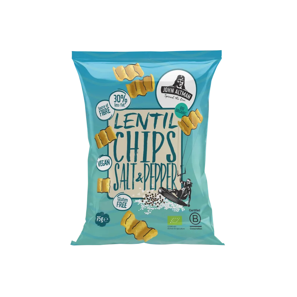Linsenchips Bio Salz & Pfeffer 75g