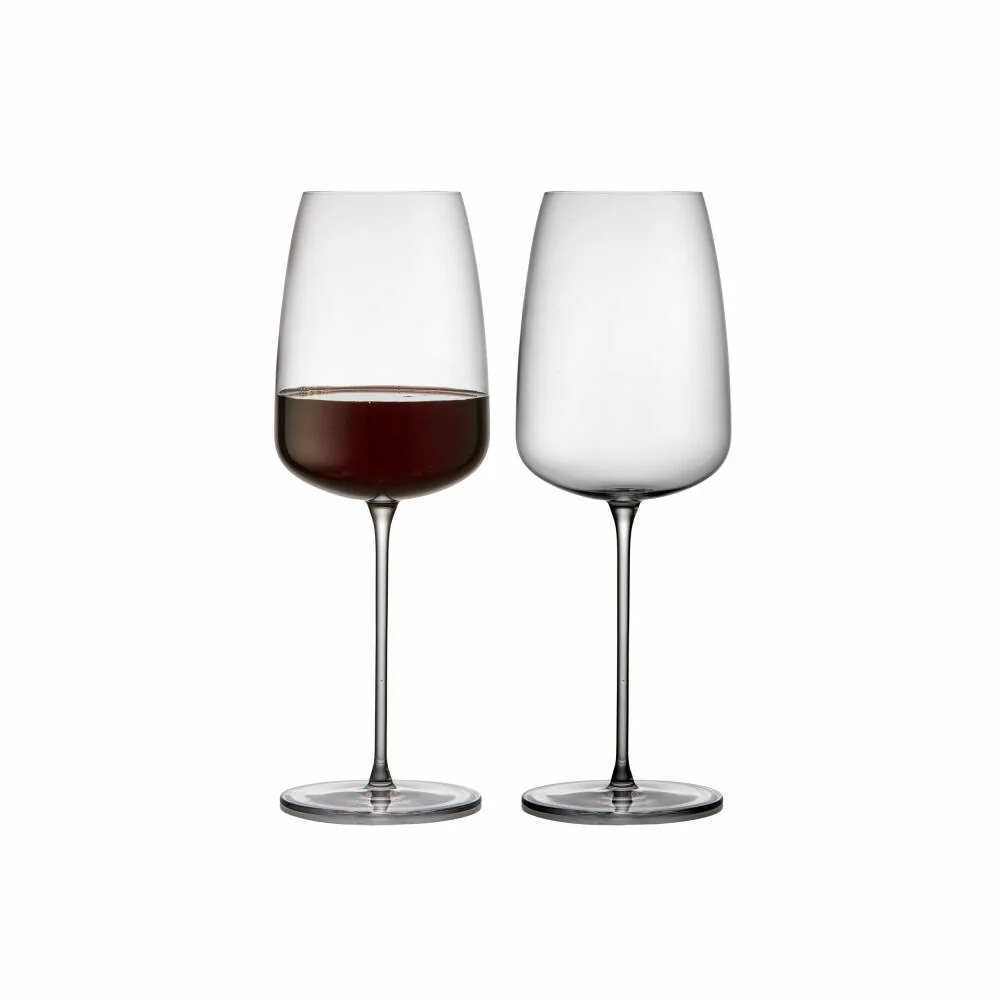 Lyngby Glas Bourgogne-Glas Veneto 2er Set, Weingläser, Glas, Transparent, 770 ml, 31515