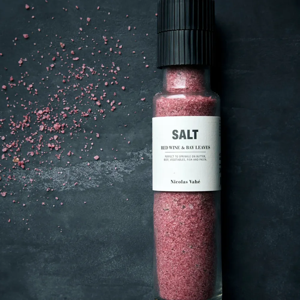 Nicolas Vahé Salz "Salt, Red Wine & Bay Leaves", 340 g