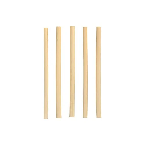 PAPSTAR Cocktail Trinkhalme Schilf "pure", 15 cm, Ø 7 mm | Faltschachtel (100 Stück)