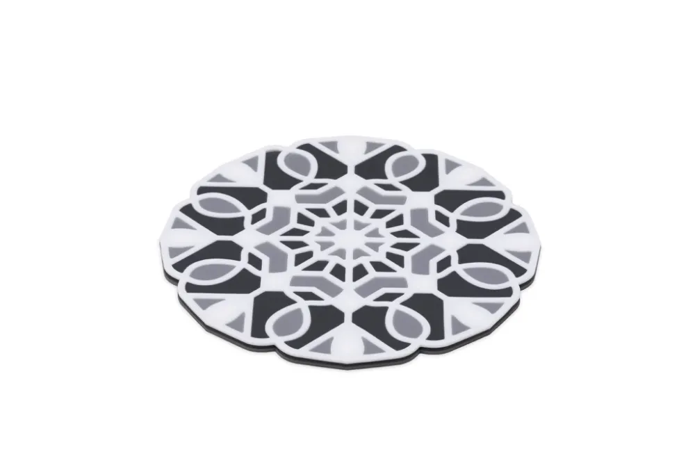 Peleg Design TriveTile Untersetzer-Set, 3 Stück, Grau