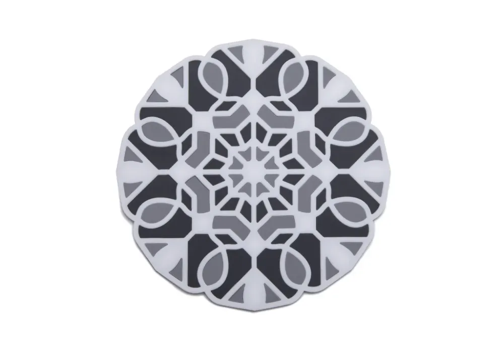 Peleg Design TriveTile Untersetzer-Set, 3 Stück, Grau