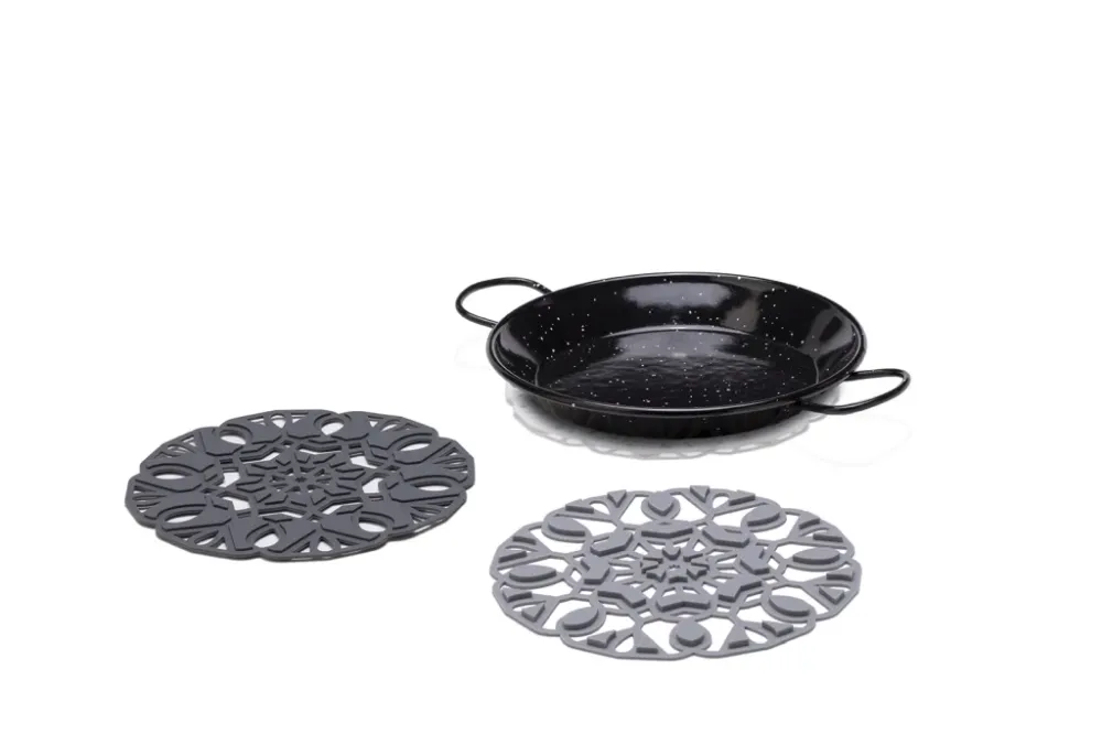 Peleg Design TriveTile Untersetzer-Set, 3 Stück, Grau