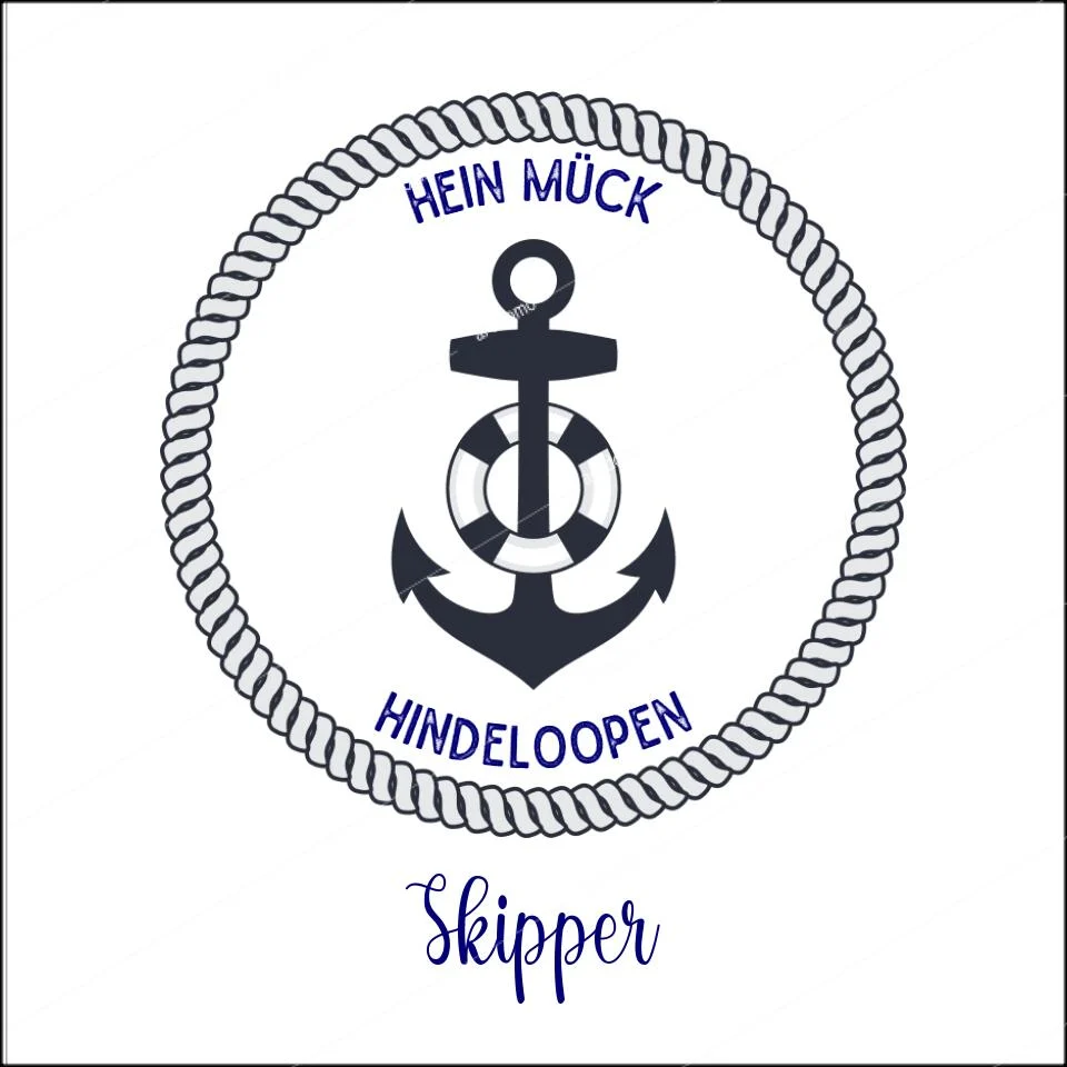 personalisierter Untersetzer Anker Logo 2