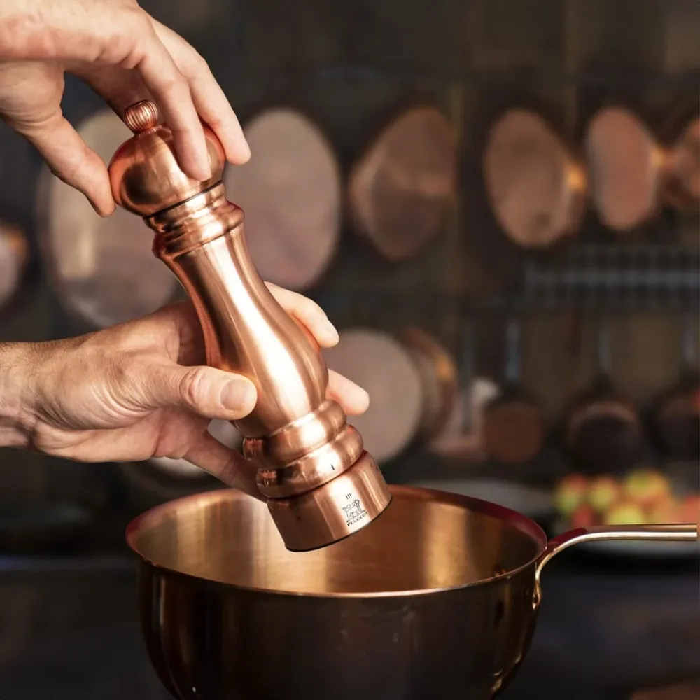 Peugeot - Paris Chef Pfeffermühle, Edelstahl, Kupfer, 22 cm