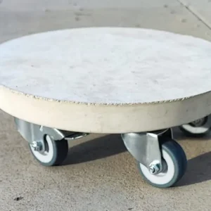 Pflanzenroller BeFancy Rund -200kg Blumenroller Untersetzer Indoor/Outdoor Beton (270mm)