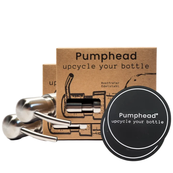 2x Pumphead Silber & 2x Antirutsch Untersetzer