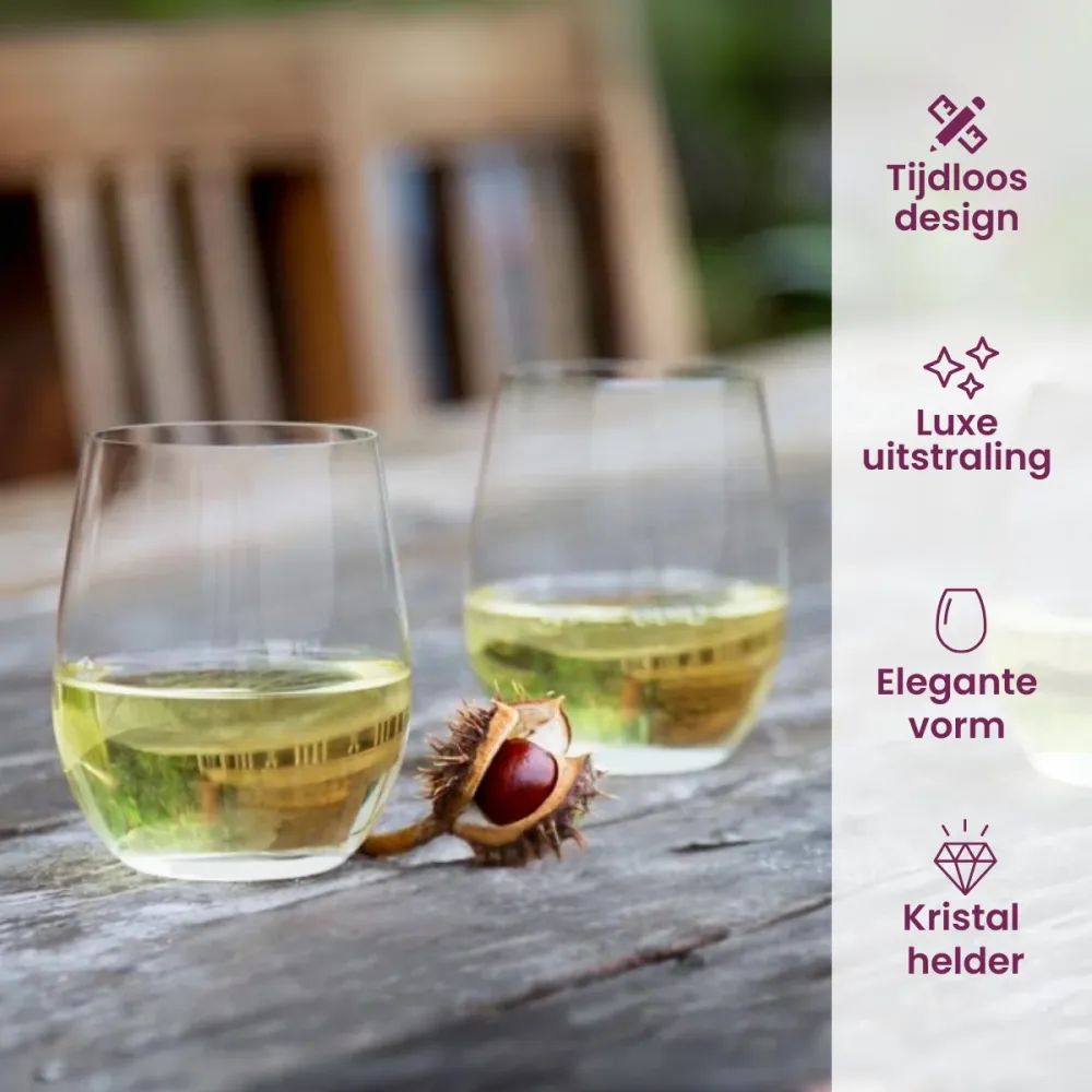 Riedel Rote Weingläser Kristallglas 570 ml - Shiraz O Wine XL - 2er-Set