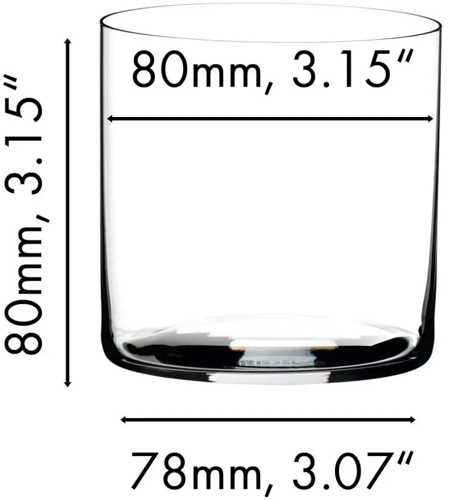Riedel Wasserglas Kristallglas 330 ml - Wasser/Saft - O Wine - 2er Set