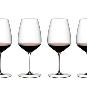 Riedel Weingläser Set - Rote Weingläser - Veloce - Cabernet - 830 ml - 4 Stück