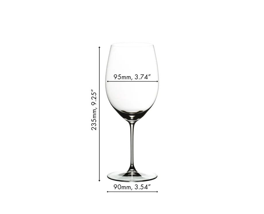 Riedel Weingläser Set - Rote Weingläser - Veritas - Cabernet - 630 ml - 4 Stück