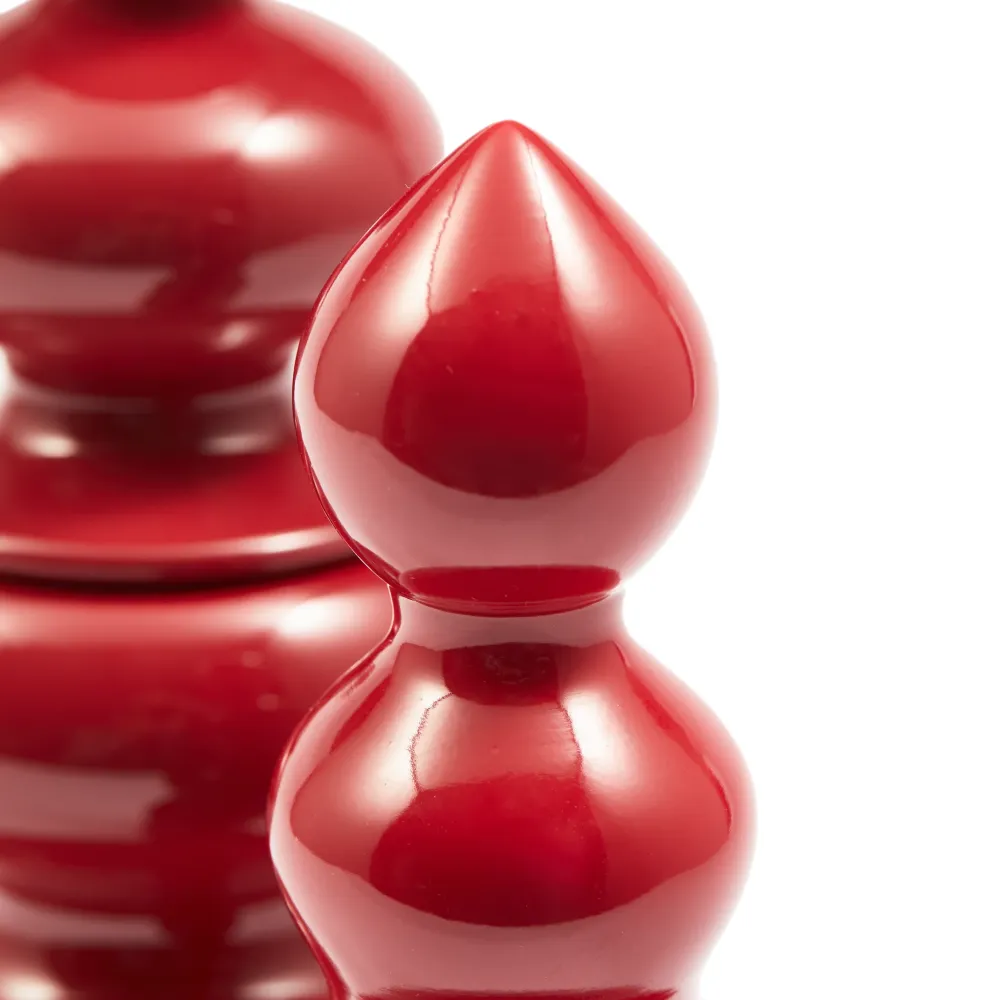 Salz- und Pfeffermühle GRINDER L rot