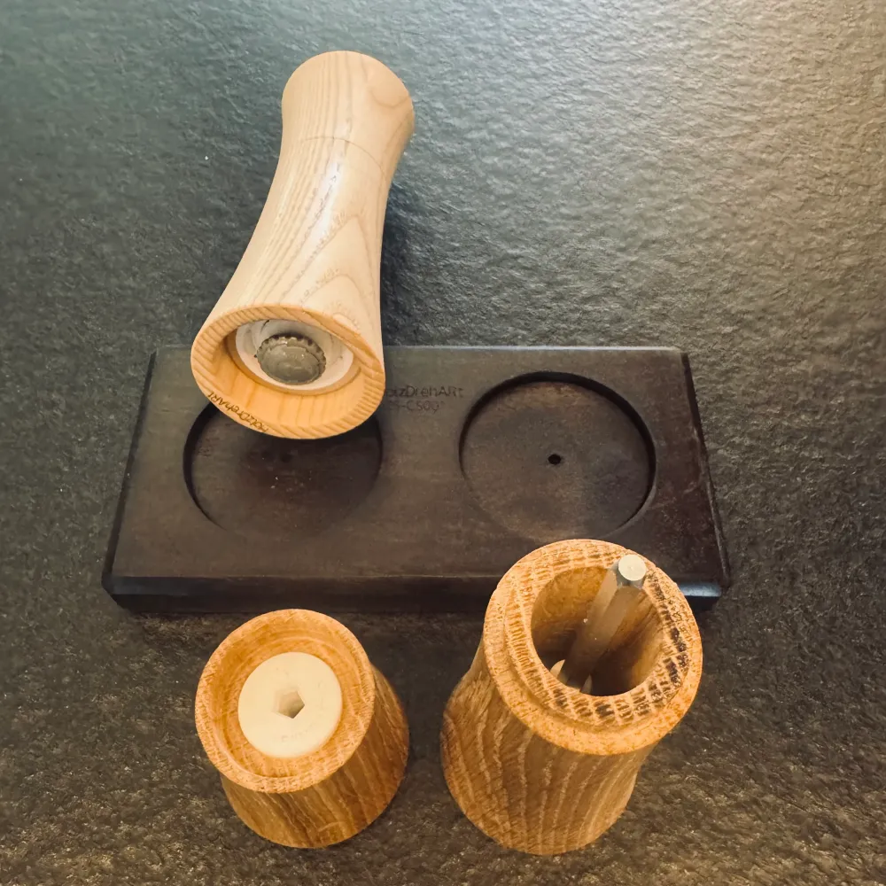 Salz- und Pfeffermühle -Set "CrushGrind" 16 cm • Esche/Eiche