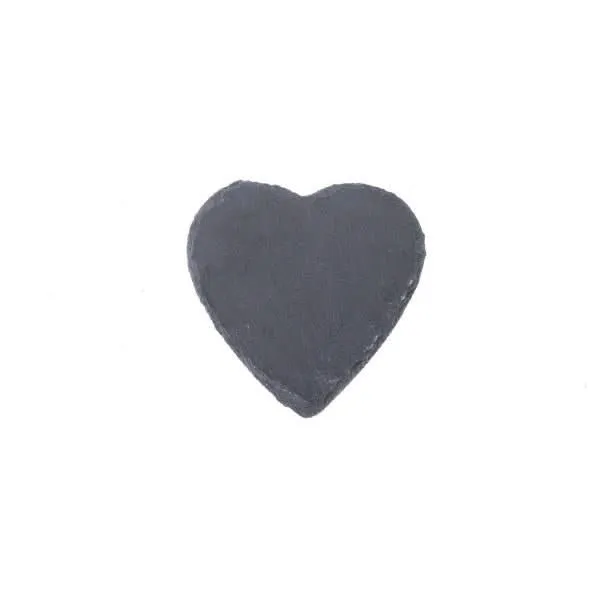 Schiefer Untersetzer, Herz 10x10x0,4cm