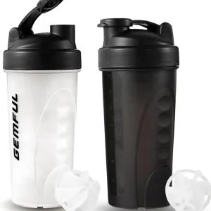 Shaker Proteinshake 750ml BPA Frei 2er Pack Sport Fitness
