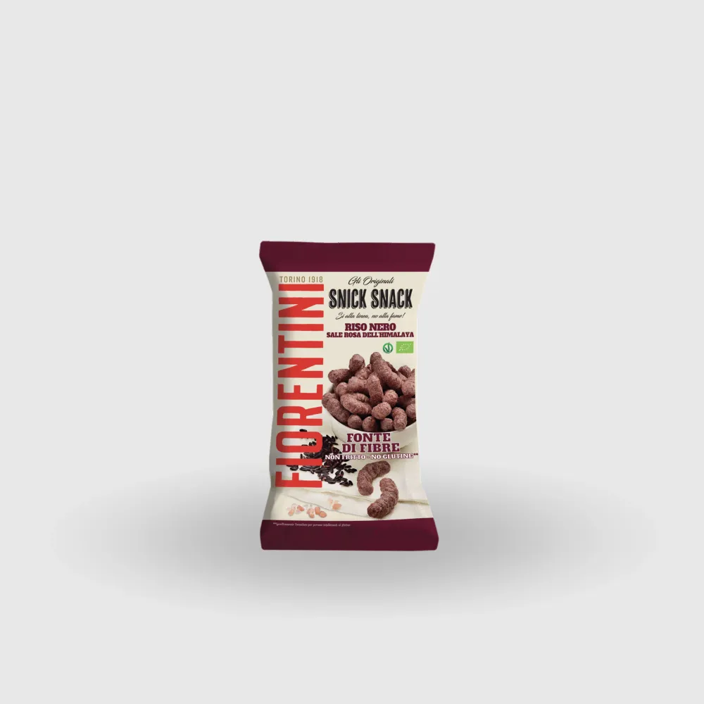 Snick Snack Bio Schwarze Reiskipferl mit Himalaya Salz 45g Glutenfrei