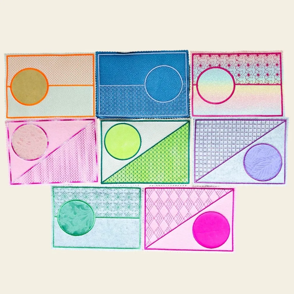 StickdateiMug Rug Untersetzer für Rechts und Links Händer Set 803