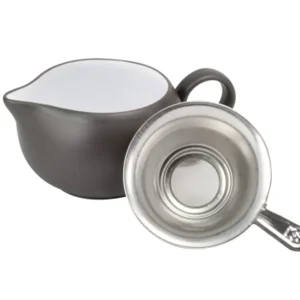 Ton Teekanne mit Sieb 0.125L