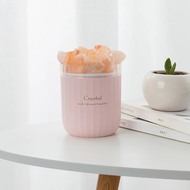 Tragbarer Luftbefeuchter Himalaya Salz - Rosa