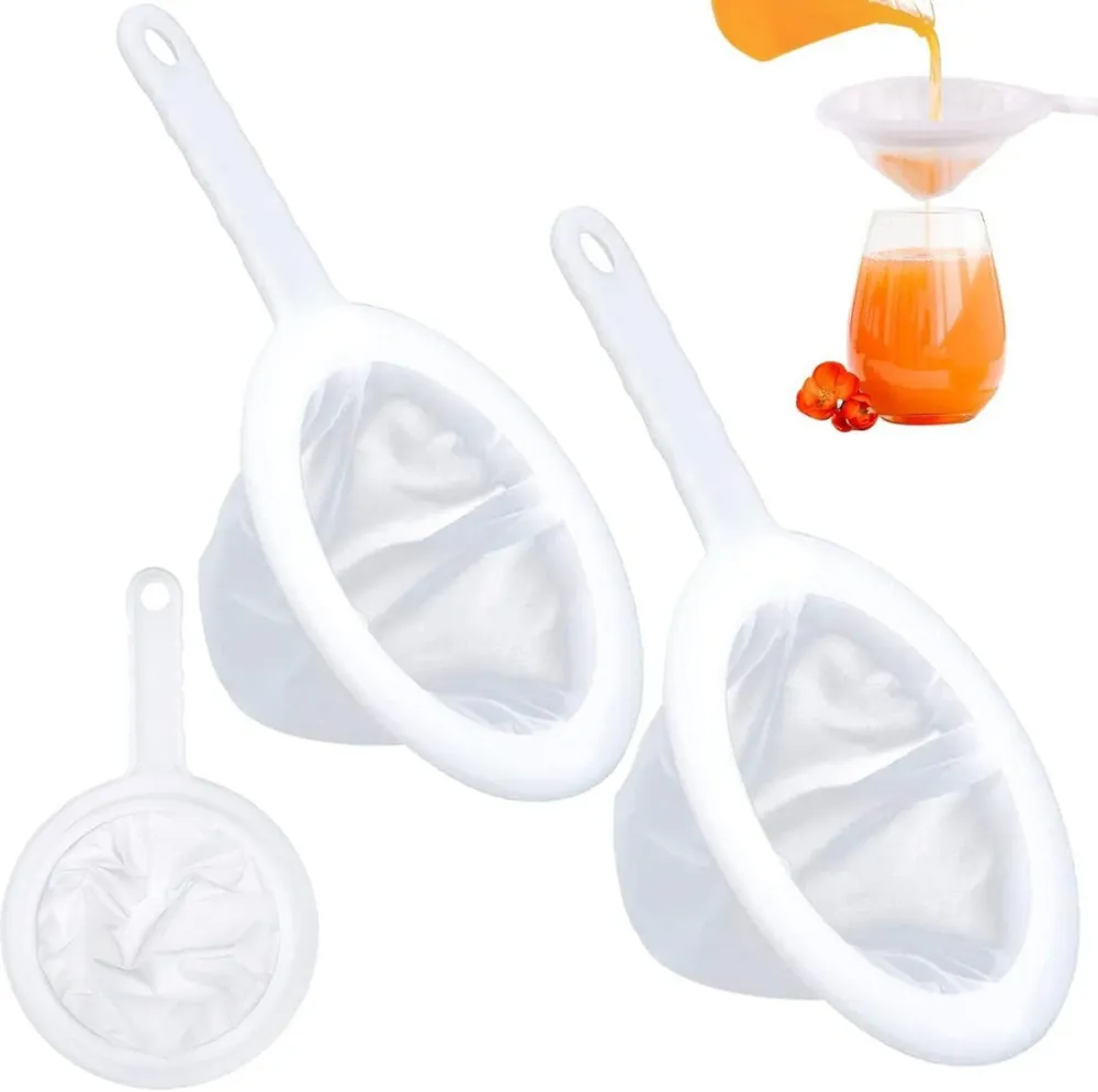 Ultrafeines Nylon Sieb Set 200/400 Mesh, 2er Pack Küchen