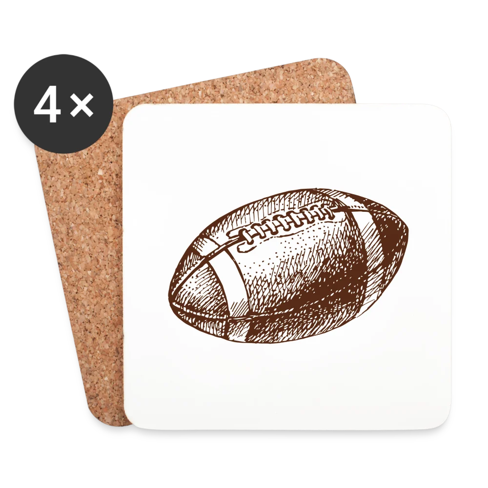 Untersetzer (4er-Set) - old Football