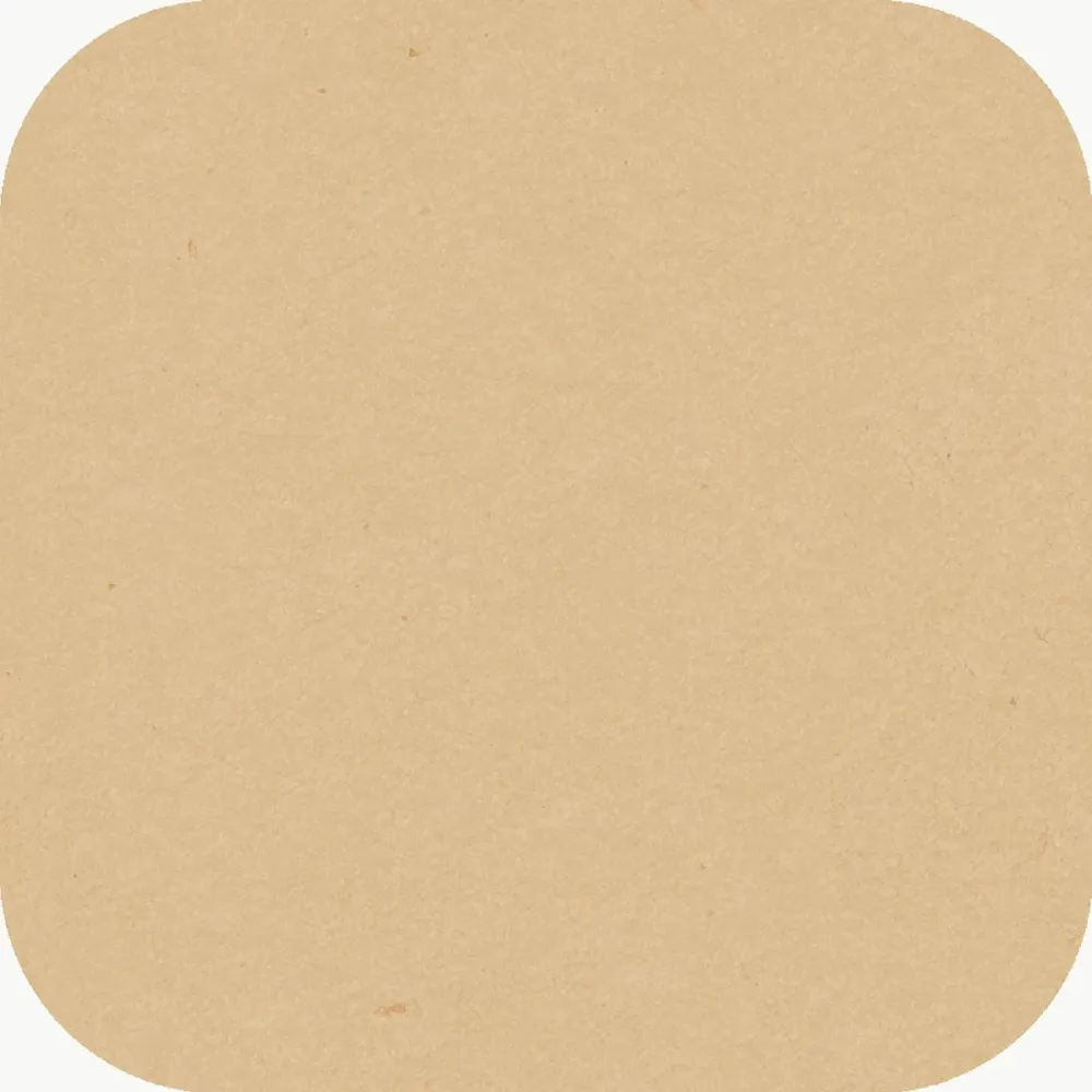 Untersetzer 8,5 cm natural brown | Packung (250 Stück)