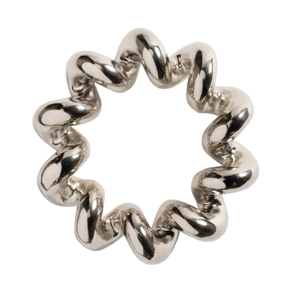 Untersetzer TWIST silber