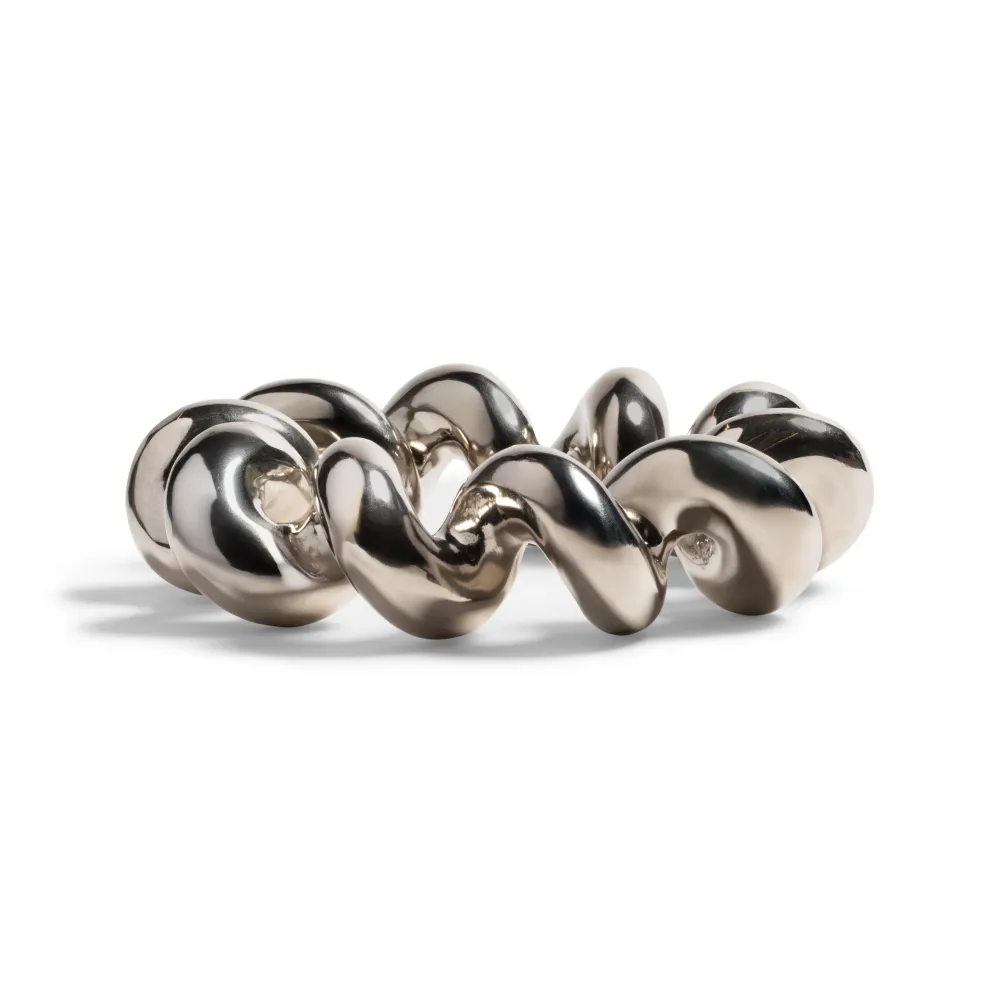 Untersetzer TWIST silber