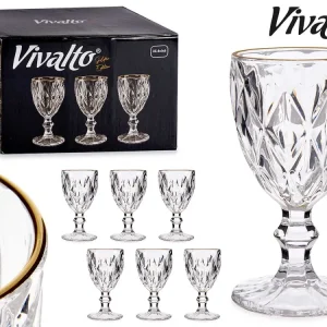 Vivalto Gold Edition Weingläser 6 Stück - 254 ml