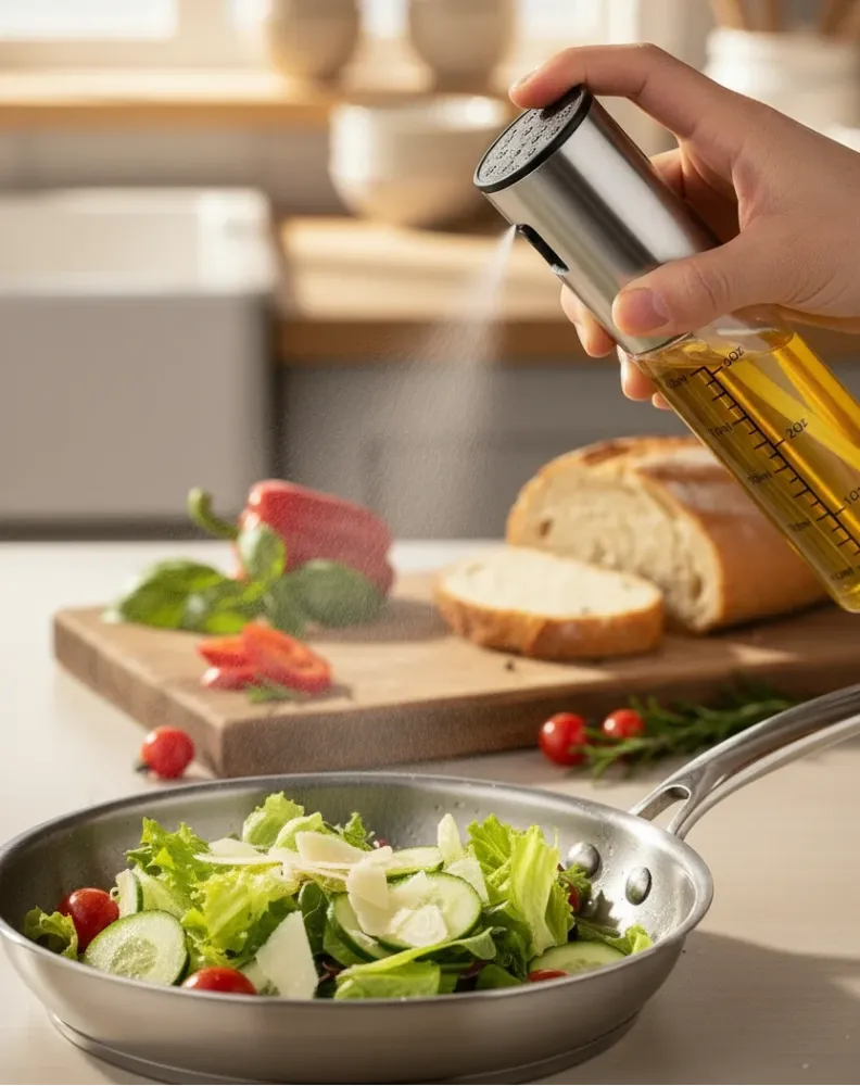 WMF Knoblauchpresse Profi Plus 18 cm - Inklusive GRATIS Cookinglife Ölzerstäuber 100 ml