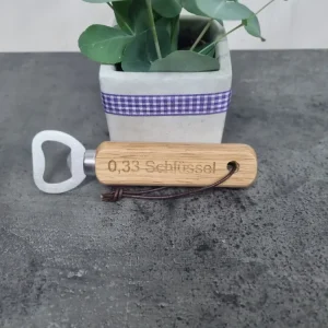 "0,33 Schlüssel" - Flaschenöffner