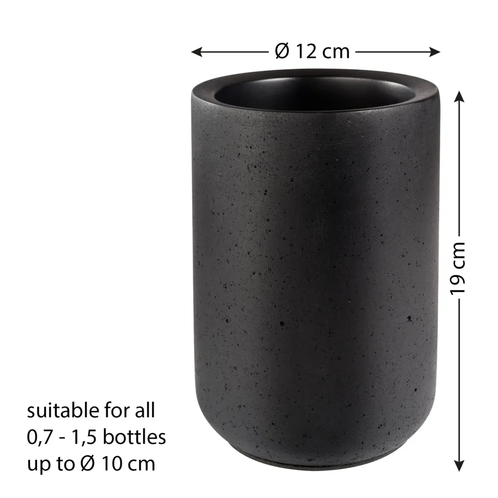 FLASCHENKÜHLER - Beton Schwarz