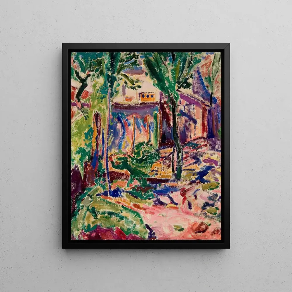 Gemälde Landschaft mit Haus - Alfred Henry Maurer | Kunstdruck