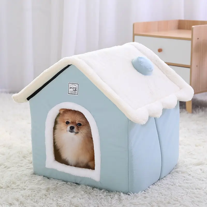 Haus für Hund aus Samt