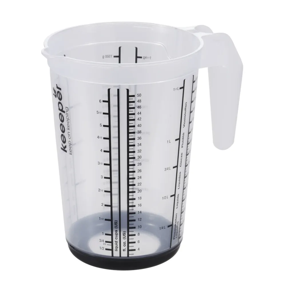 Keeeper Masimmo Messbecher 13,5 x 19 cm rutschfester Boden
