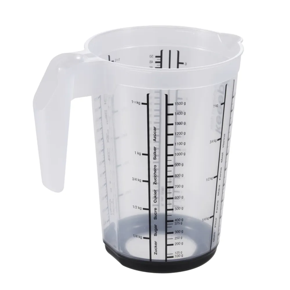 Keeeper Masimmo Messbecher 13,5 x 19 cm rutschfester Boden