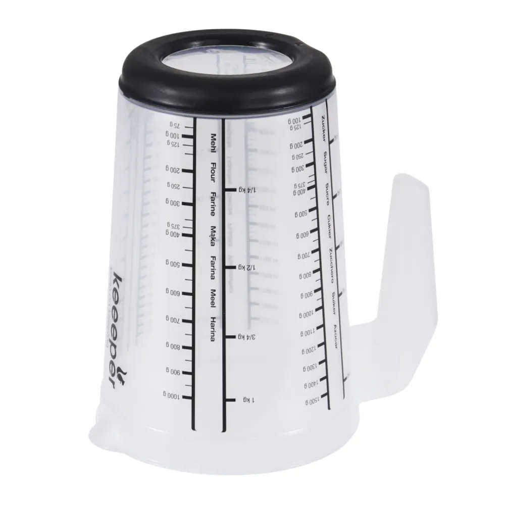 Keeeper Masimmo Messbecher 13,5 x 19 cm rutschfester Boden