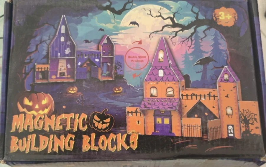 Magnetischer Bau Blöcke Halloween Haus DIY für Kinder