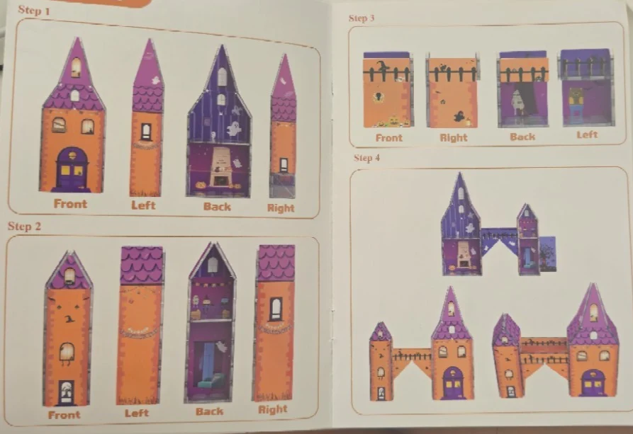 Magnetischer Bau Blöcke Halloween Haus DIY für Kinder