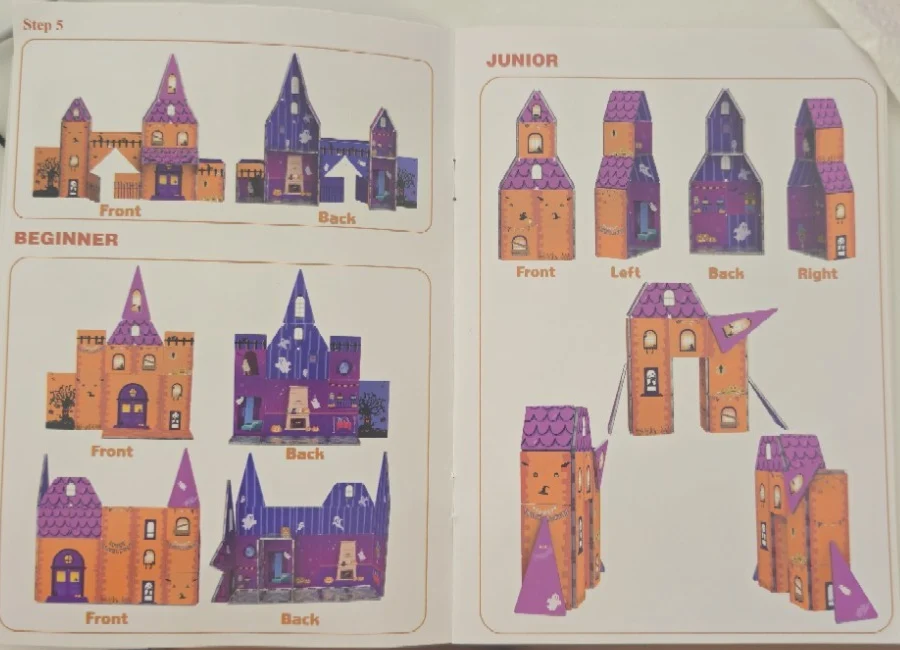 Magnetischer Bau Blöcke Halloween Haus DIY für Kinder